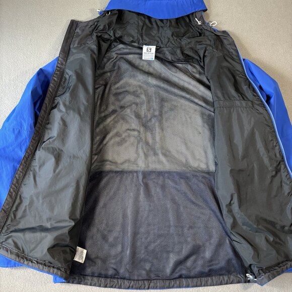 Salomon Advanced Skin Dry Mens Jacket L Gorpcore Outdoor Waterproof Hooded Tech - Picture 15 of 16